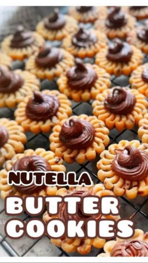 1. Ide Kue Lebaran Modern Kekinian: Nutella Butter Cookies<br>