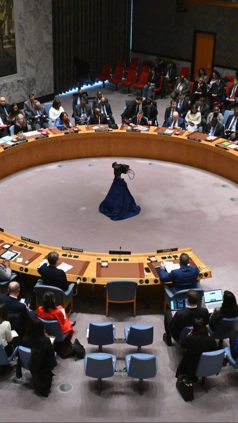 FOTO: Momen Dewan Keamanan PBB Akhirnya Setujui Resolusi Gencatan Senjata Segera di Jalur Gaza