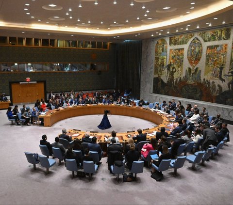 FOTO: Momen Dewan Keamanan PBB Akhirnya Setujui Resolusi Gencatan Senjata Segera di Jalur Gaza