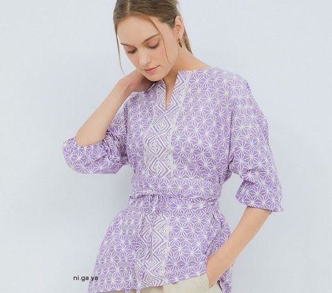 10 Rekomendasi Blouse Batik Kekinian untuk Wanita, Tampil Lebih Memukau saat Lebaran