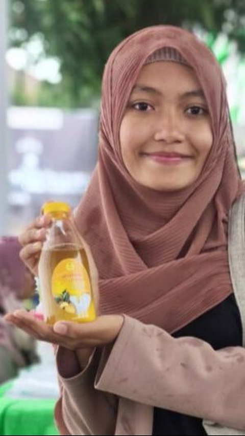 Inspiratif! Mahasiswi Cantik Ini Buat Inovasi Sabun Cuci Piring dari Kulit Nanas, Ini Sosoknya