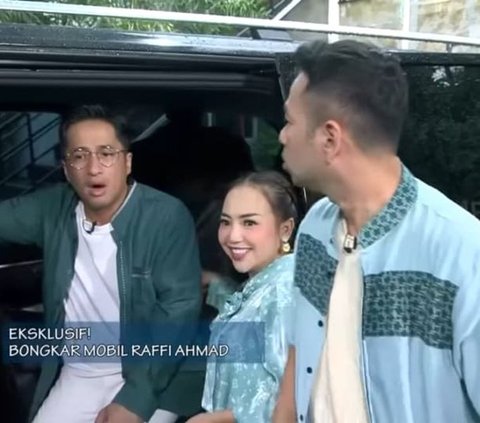 Irfan Hakim & Mpok Alpa Melongo saat Bongkar Isi Mobil Raffi Ahmad, di Dalamnya ada Foto Spesial