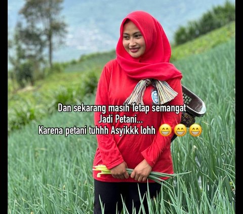 Bermula dari kerjaannya sebagai pedangdut sepi lantaran pandemi, Novi pun dibuat bahagia karena sukses menjadi petani.