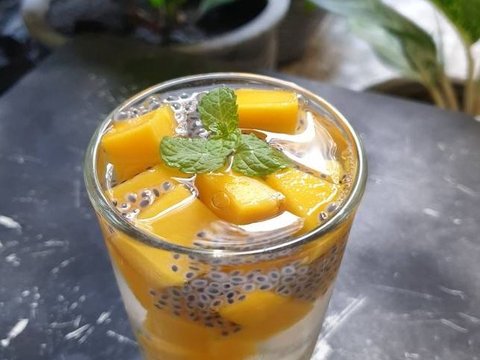 Resep Es Mangga Selasih