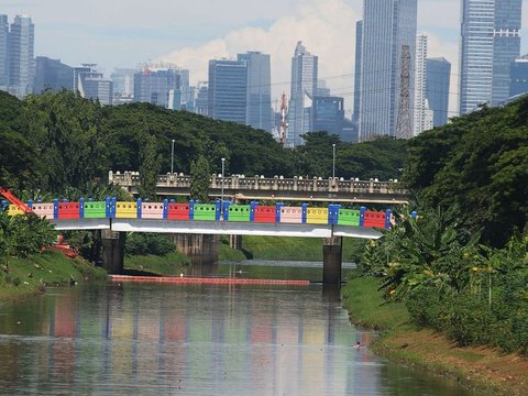 FOTO: Potret Kanal Banjir Timur, Pelindung Jakarta dari Luapan Aliran Kali Ciliwung