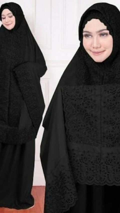 Rekomendasi mukena bordir dengan motif cantik yang cocok untuk dikenakan saat lebaran 2024.