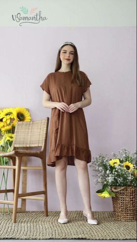 2. Viral Ruffle Series Dress, Suitable for Petite Body.