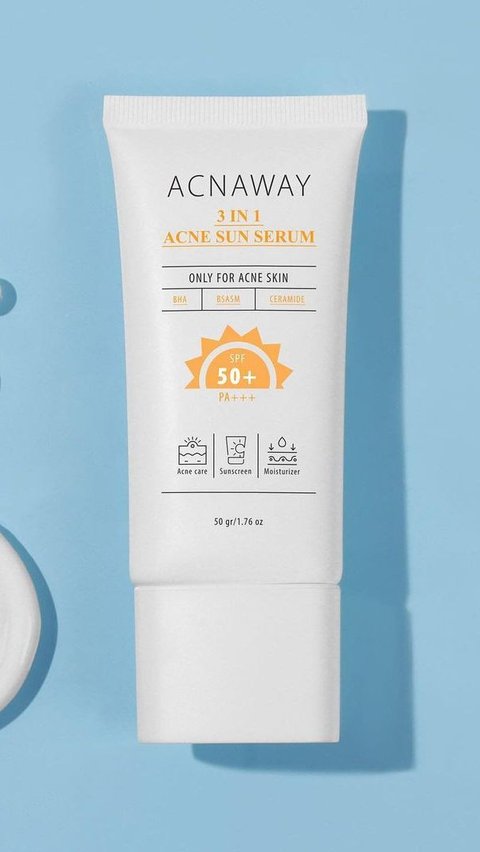9. Acnaway 3 in 1 Acne Sun Serum Sunscreen <br>