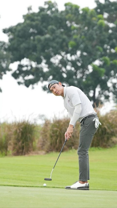 Like wealthy people in general, Harvey Moeis also enjoys playing golf.