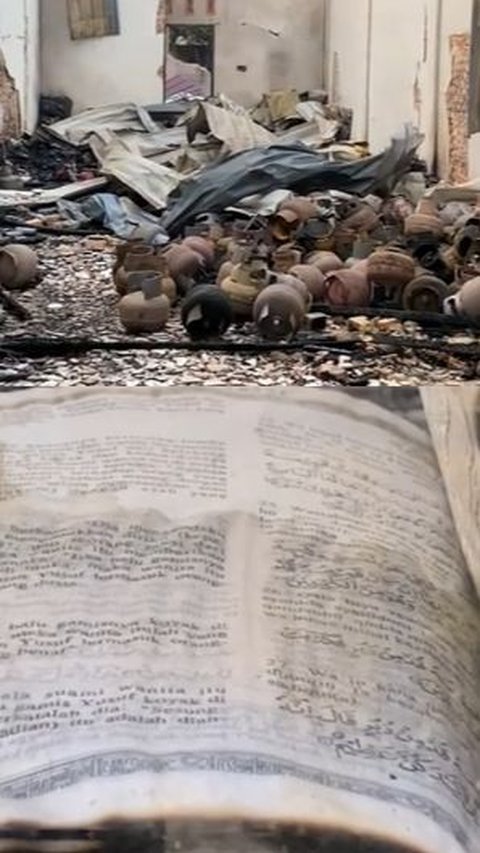 Viral Al Quran Ini Masih Utuh Usai Kebakaran Toko di Siak, Begini Penampakannya