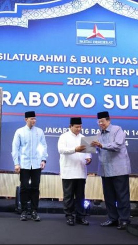 Janji Prabowo Bikin SBY Terharu, Hadiah Lukisan Akan Dipajang di Istana Presiden IKN<br>