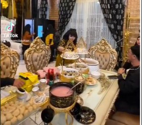 Former Honorary Teacher Now Becomes Skincare Boss, Here's a Picture of Mami Sultan's Dining Room, the Price of the Table is Equivalent to a Car