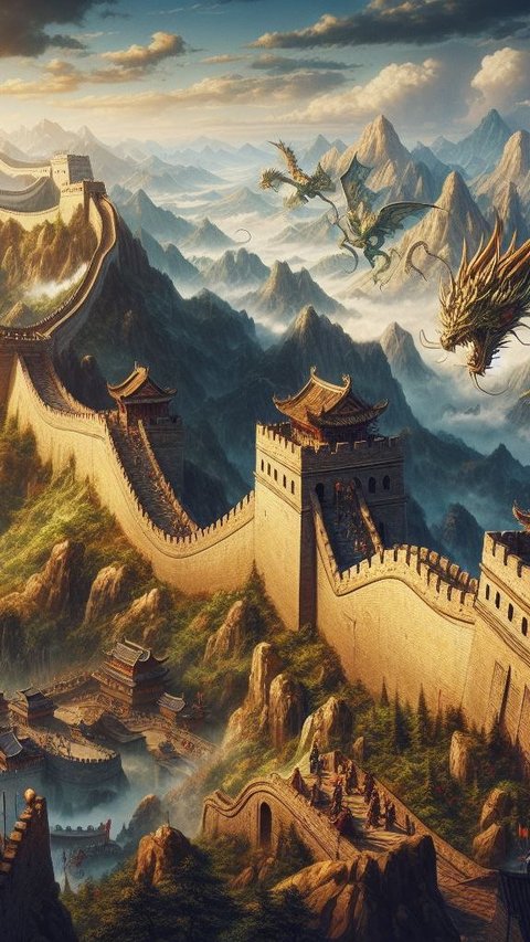 Tembok Besar China Pernah Ditulis di Buku Pelajaran Terlihat Indah dari Luar Angkasa, Benarkah?<br>