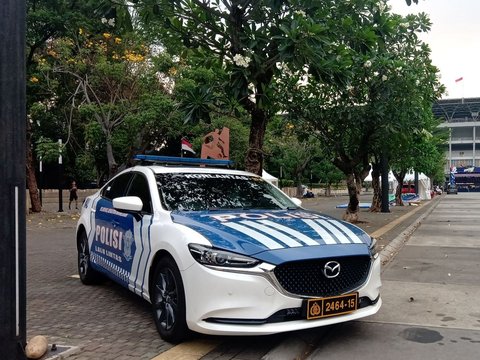 Like GTA Scene, Snatcher in South Jakarta Escapes using a Police Car when about to be Arrested