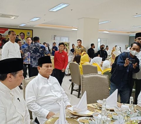 Prabowo dan Gibran Hadiri Buka Puasa Bersama Partai Golkar