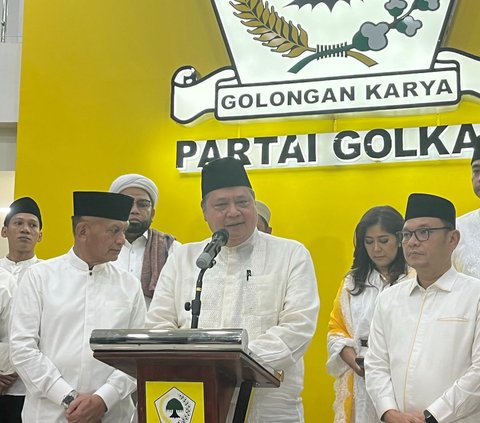 Airlangga Mengaku Belum Bahas Jatah Kursi Menteri Bersama Prabowo-Gibran