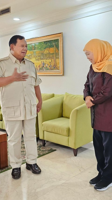 Khofifah: Insya Allah yang Dilantik Oktober Presiden ke-8 Bapak Prabowo Bersama Mas Gibran