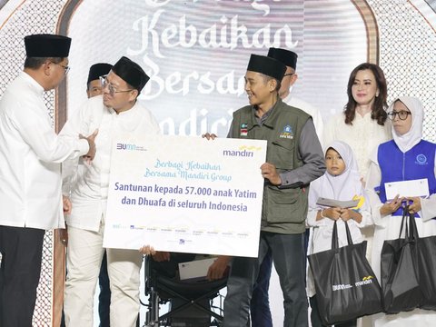 Mandiri Group Provides Assistance to 57 Thousand Orphans and the Needy During Ramadan