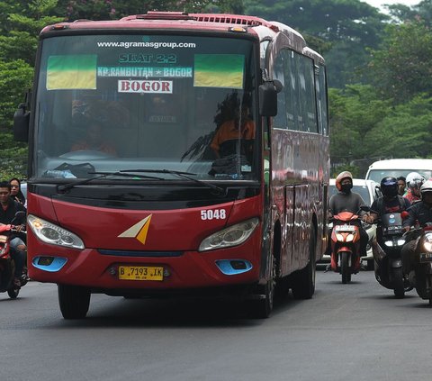 FOTO: Bus Nekat Pasang Klakson Telolet Siap-Siap Ditindak Tegas dan Didenda Rp 500 Ribu