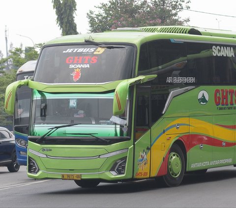 FOTO: Bus Nekat Pasang Klakson Telolet Siap-Siap Ditindak Tegas dan Didenda Rp 500 Ribu