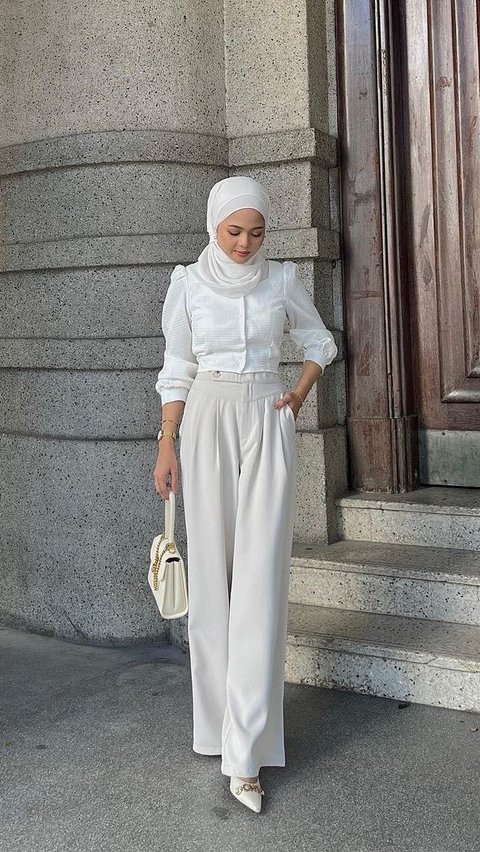 All-White Outfit Ideas, Suitable for Hari Raya and Office