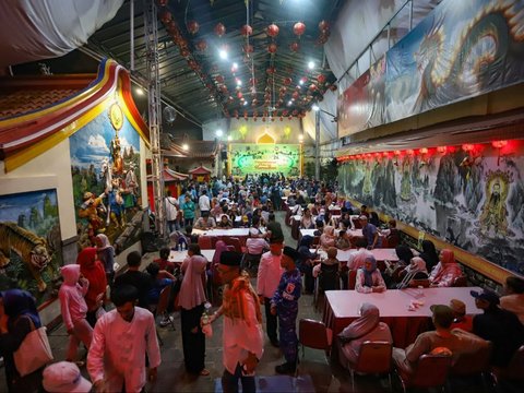 FOTO: Indahnya Toleransi Buka Puasa Bersama Penyandang Disabilitas se-Kota Bogor di Vihara Dhanagun