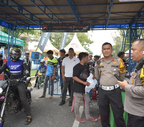 Gandeng Ratusan Pembalap, Polisi Berantas Balap Liar yang Bikin Resah Warga Pekanbaru