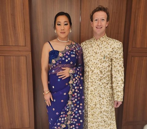A Series of Captivating Outfits of Mark Zuckerberg and His Wife at a Crazy Rich Indian Wedding