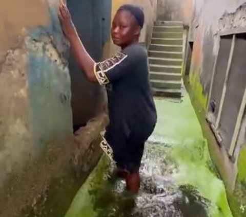 Potret Miris Kehidupan Wanita di Nigeria, Sewa Rumah Rp119 Ribu Setahun Kondisinya Memilukan, Selalu Tergenang Air & Tak Punya Dapur