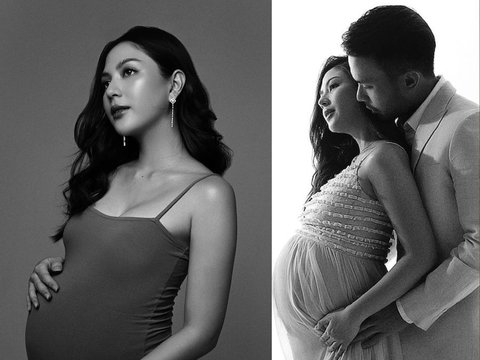 Latest Maternity Shoot Portrait of Jessica Mila, Wearing Transparent Gown