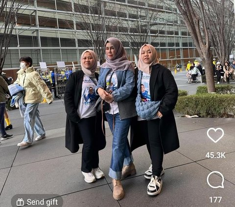 Penuh Rasa Syukur, Potret Sus Rini Liburan di Jepang Pose sama Amy Qanita dan Rieta Amalia 'Keluarga Super Baik'