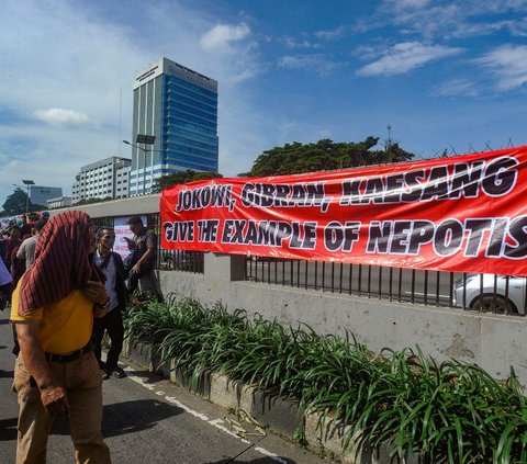 3.929 Aparat Gabungan Disebar Kawal Demo Terkait Kecurangan Pemilu di Depan Gedung DPR Hari Ini