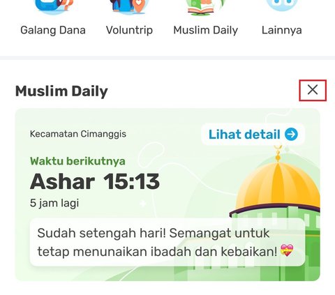 Kitabisa Hadirkan Fitur Muslim Daily, Ada Notifikasi Adzan hingga Bazar Ramadan