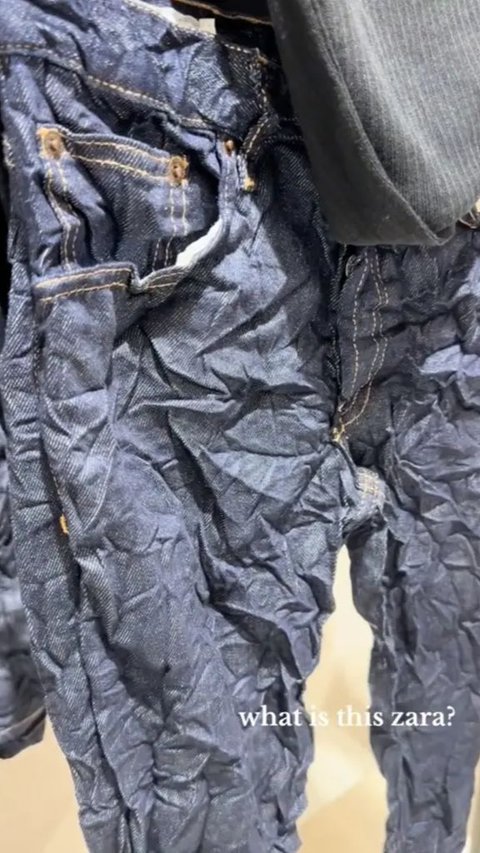 Super Wrinkled Jeans at Zara Becomes Controversial, Negative Comments Abound