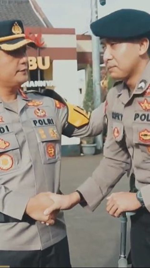 Gagah dan Ganteng, Sosok Bripda Rifky dapat Penghargaan Promosi Jabatan Akibat Kejar Begal Kakinya Patah 