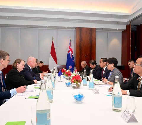 Bertemu PM Selandia Baru, Presiden Jokowi Bahas Peningkatan Dagang hingga Kerja Sama Pasifik