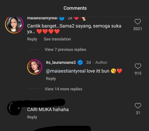 Calon Mertua Idaman, Potret Maia Estianty Beri Cincin Untuk Si Cantik Laura Moane Kekasih Al Ghazali