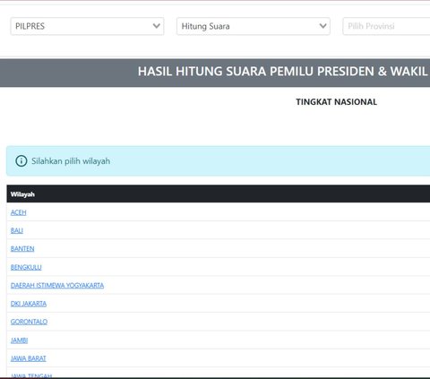 Penjelasan KPU Soal Diagram Perolehan Suara Pilpres dan Pileg di Sirekap Mendadak Hilang