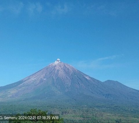 Gunung Semeru Erupsi Lagi, Semburkan Abu Setinggi 800 Meter