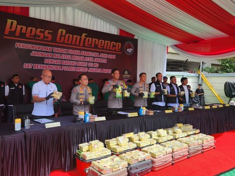 Polisi Tangkap Bandar Narkoba asal Aceh Murtala Ilyas, Sita 110 Kg Sabu dalam 100 Paket