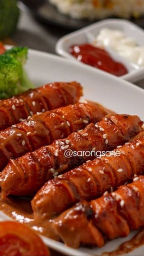 7. Resep Menu Sahur: Sosis Barbeque <br>