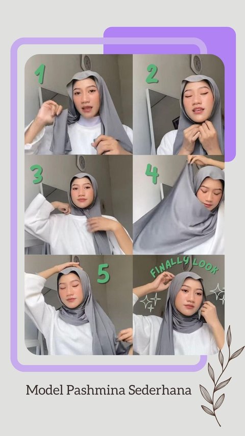 Easy Pashmina Tutorial for Breaking the Fast Together, Look Stylish Without Hassle