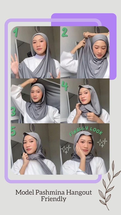 Easy Pashmina Tutorial for Breaking the Fast Together, Look Stylish Without Hassle