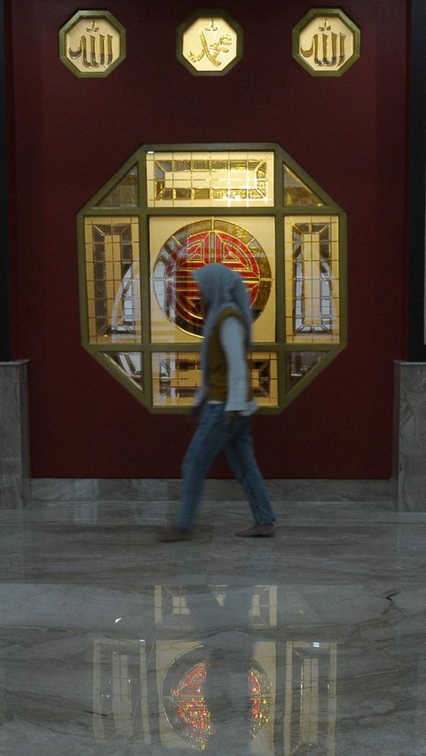 Masjid ini bisa menjadi contoh indahnya harmonisasi antara ajaran agama Islam degan budaya China dan Betawi. Foto: merdeka.com / Imam Buhori<br>