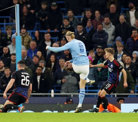 FOTO: Momen Manchester City Lolos ke Perempat Final Liga Champions 2023/2024 Usai Unggul Agregat 6-2 Tekuk FC Copenhagen