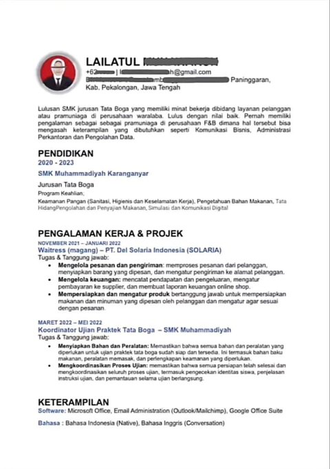 21 Contoh CV Formal, Modern, & Kreatif dalam Bahasa Indonesia serta Inggris, Cocok untuk Pemula hingga Berpengalaman