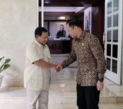 AHY Ungkap Isi Pembicaraan Saat Bertemu Prabowo di Kemenhan