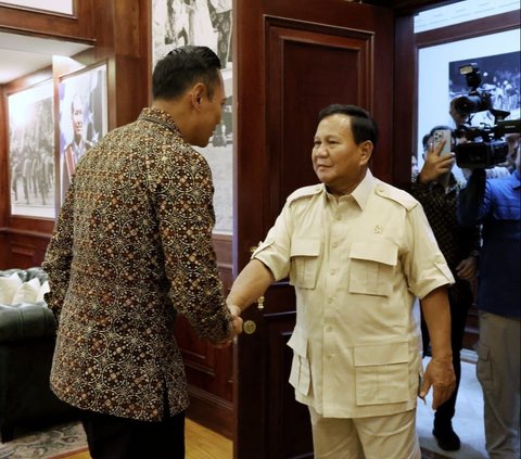 AHY Ungkap Isi Pembicaraan Saat Bertemu Prabowo di Kemenhan