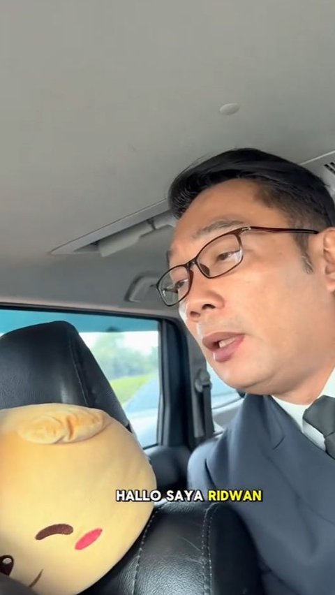 Funny Moment of Ridwan Kamil Riding an Online Taxi, the Driver Ends Up Feeling Chills and Calls His Wife