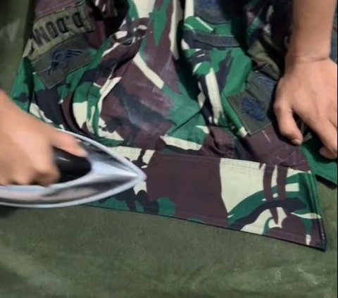 Ternyata Ini Alat Ajaib yang Bisa Bikin Baju TNI Tidak Pernah Lecek dan Selalu Licin
